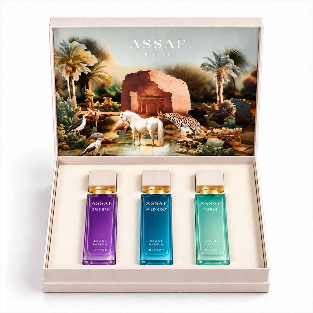 مجموعة عطور عساف - 3 عطور 100 مل